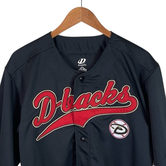 TS243 Men’s Dynasty Diamondbacks MLB Team Baseball Jersey L - Picture 2 of 5